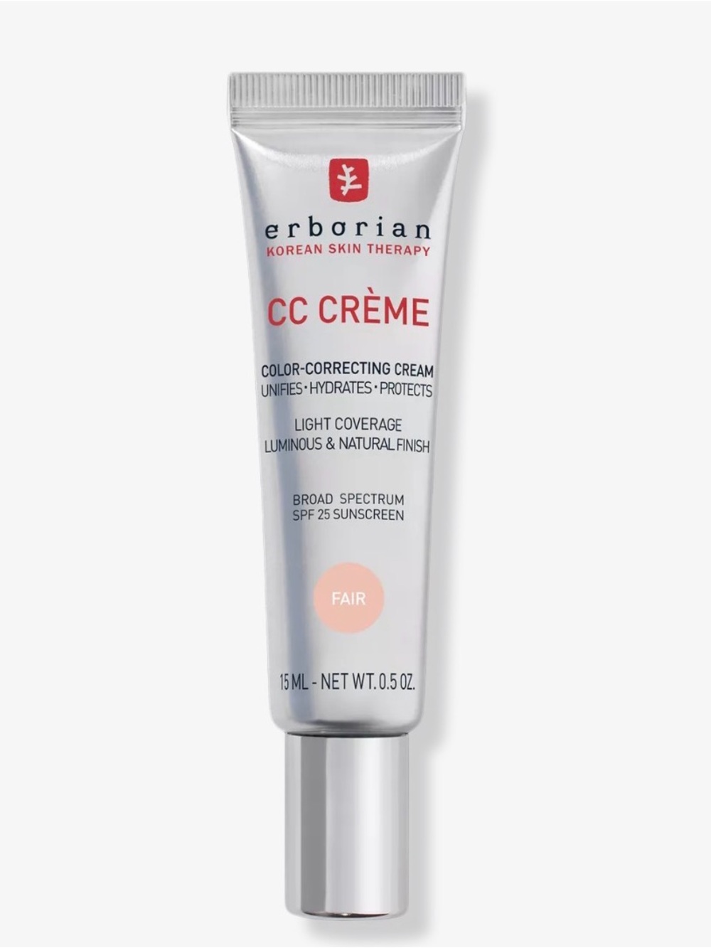 Erborian CC Crème Color Corrector w/ Korean Centella Asiatica Extract- Fair New